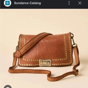 Sundance studded leather bag